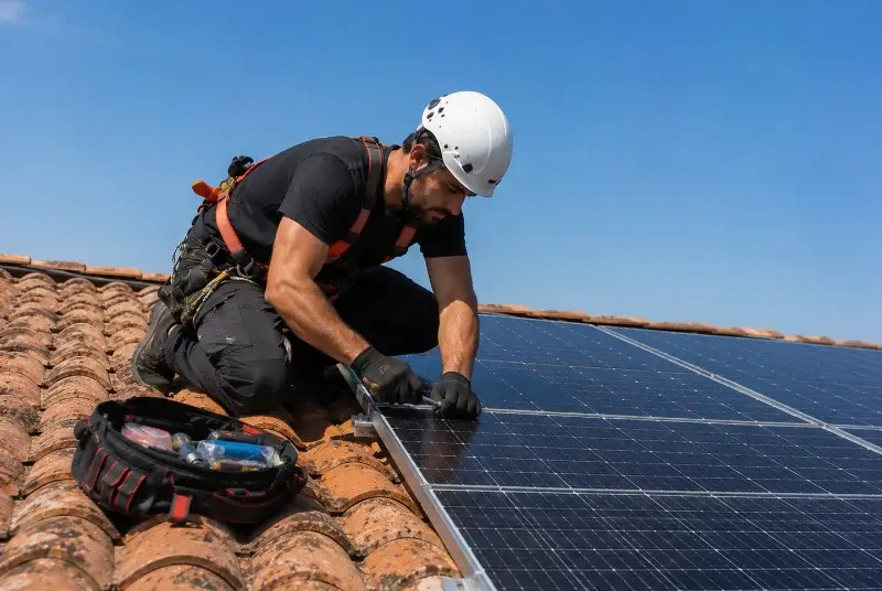 Maintenance et monitoring de panneaux solaires à Dracé