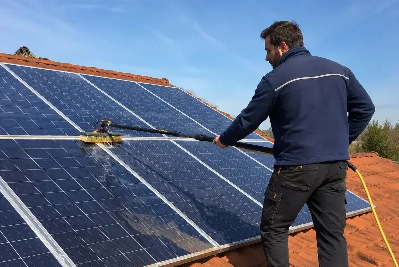Nettoyage et entretien de panneaux solaires à Dracé